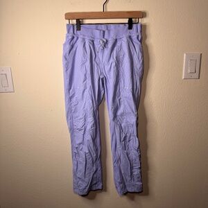 Lululemon Dance Studio Mid Rise Pants Women's Size 10 Blue Periwinkle Athleisure